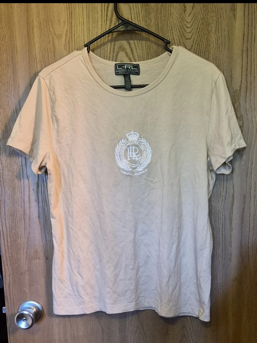 Lauren Active Ralph Lauren XL  T Shirt Crew Neck Crest Embroidered Logo Polo